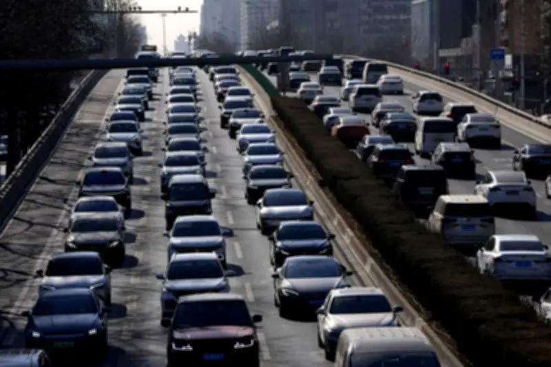 中国1月新車販売14.8％減、新エネルギー車は前月比半減 輸出は好調維持