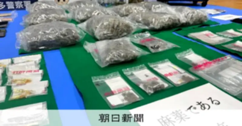 福岡・中洲で麻薬密売グループを一斉摘発　13人逮捕、末端価格2765万円の大麻を押収