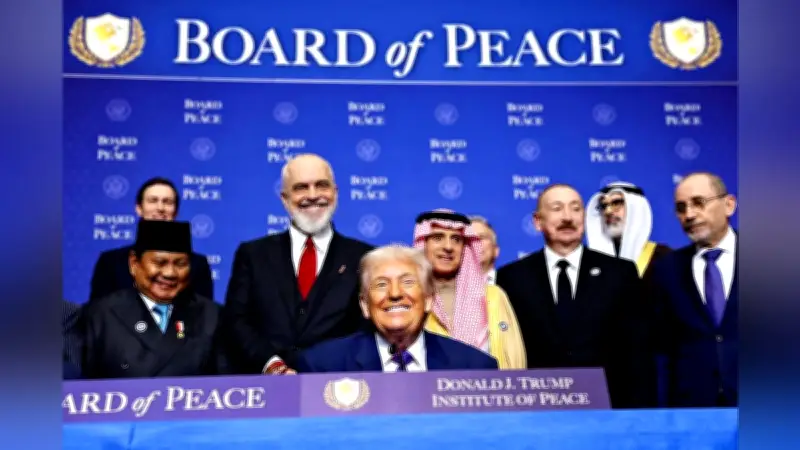 ガザ復興に170億ドル超拠出 平和評議会初会合でトランプ氏が宣言