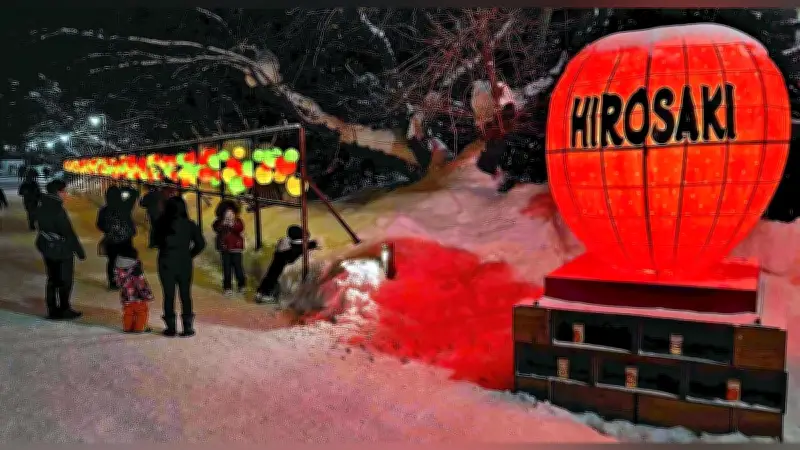 弘前城雪灯籠まつりが50回目を迎える 光あふれる冬の祭典が11日まで開催