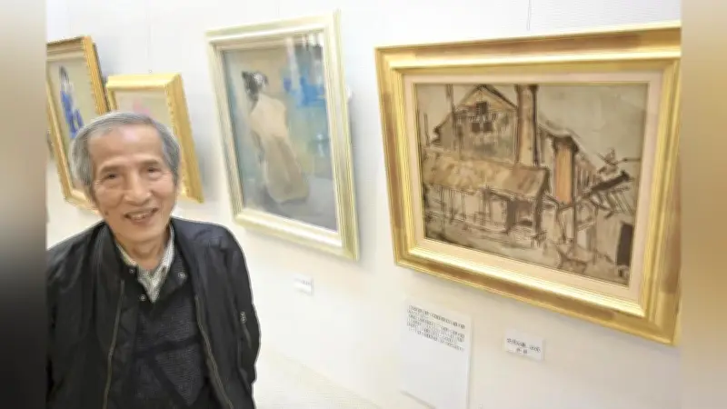 77歳画家・豊福保夫さん個展、人との出会いから生まれた約50点を展示