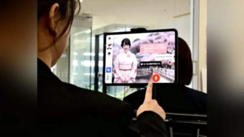 城崎温泉でAIアバターがタクシードライバーの「三刀流」を支援、4か国語対応で観光案内と通訳を実証実験中