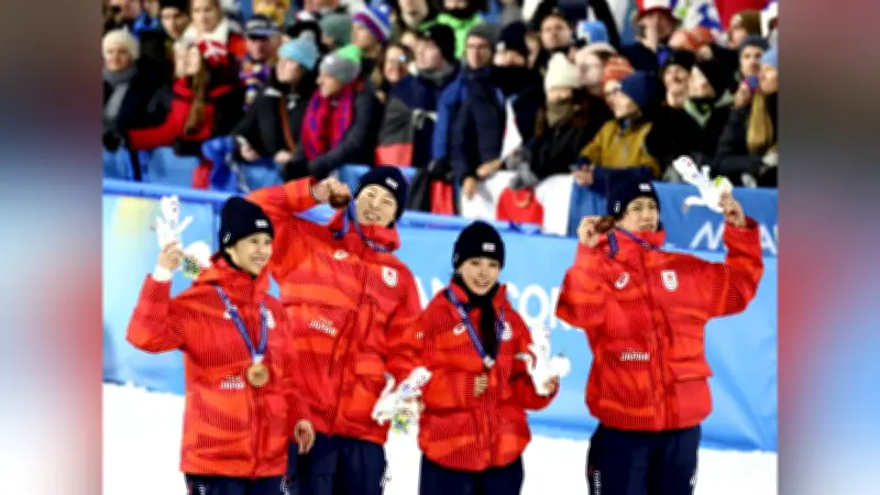 ミラノ・コルティナ五輪 スキージャンプ混合団体で日本が銅メダル、ゲート駆け引きの熱戦制す