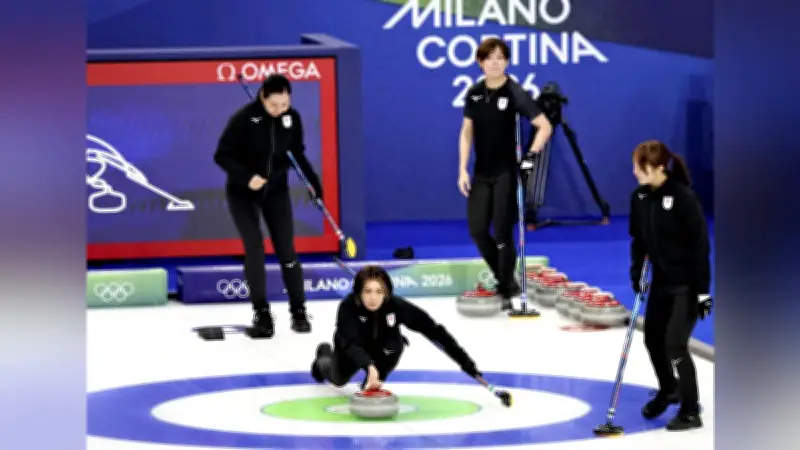 ミラノ・コルティナ五輪 カーリング女子日本代表が初練習、吉村紗也香が氷の情報収集に意欲