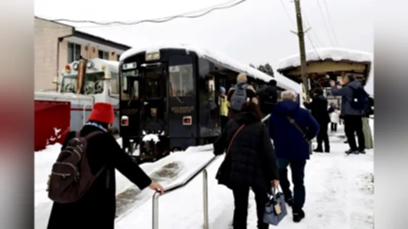 豪雪被害の秋田内陸線、支援へ期間限定「デジタル鉄印」を全国販売