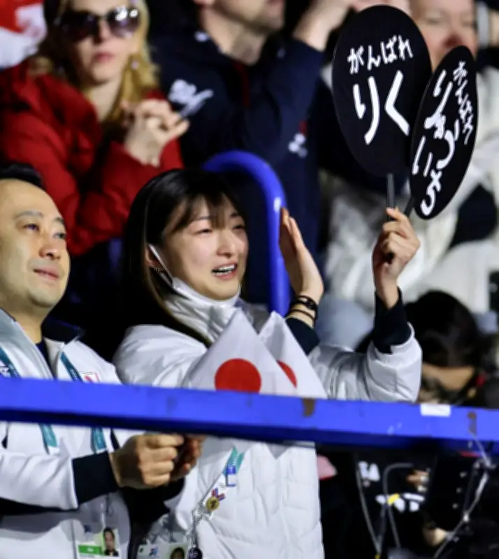 坂本花織、三浦璃来・木原龍一組の金メダルに感動の涙「どえらい泣いた」