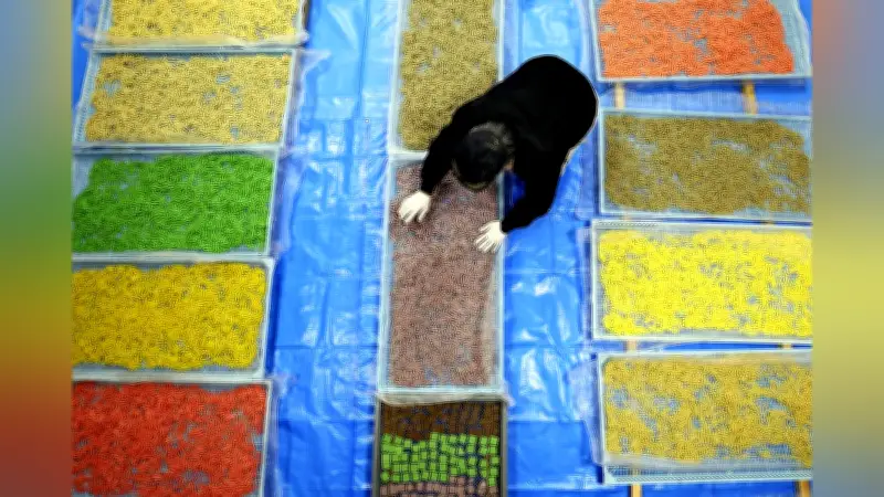 福岡県築上町で伝統の「あられ」作り最盛期 エビや青のりで味付け、色とりどりの素朴な味を守る