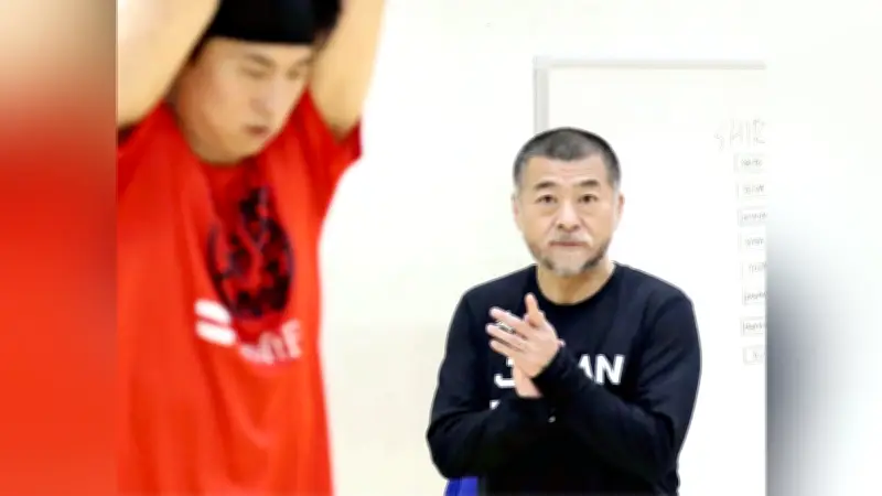 バスケ男子日本代表、沖縄で合宿公開 桶谷新監督がチーム統率へ意欲
