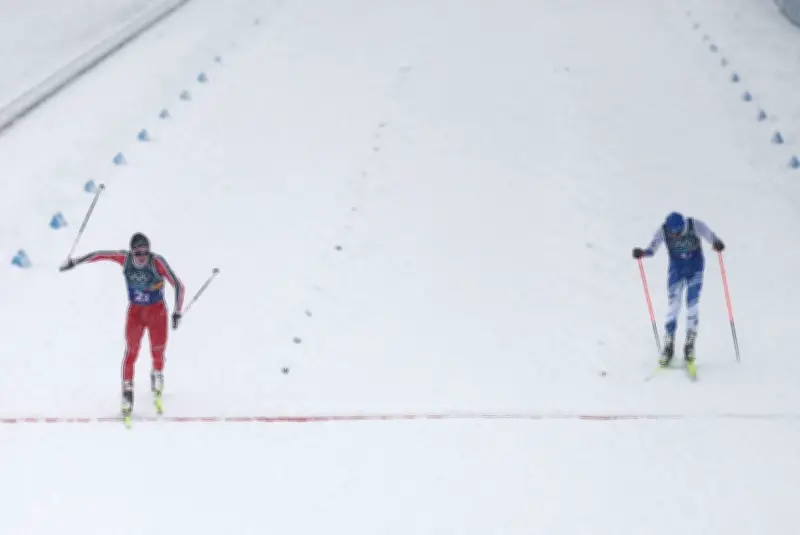 ノルウェー・オフテブロ、スキー複合で３冠達成 ミラノ五輪で自身４つ目の金メダル