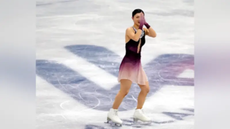 坂本花織、ジャンプミスで涙の銀メダル ミラノ・コルティナ五輪で悔しさにじむ