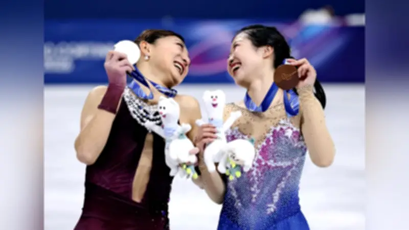 ミラノ・コルティナ五輪 坂本花織の冷静さが銀メダル導く、中井亜美銅も日本女子初の複数メダル