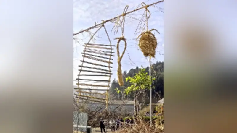 愛媛の伝統行事「鬼の金剛」、コロナ禍と人口減で存続の危機 わら草履で災い防ぐ風習