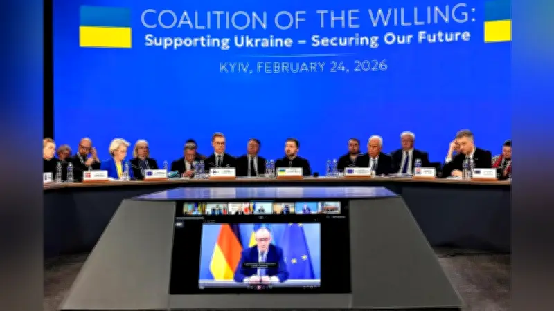 ウクライナ支援有志連合が首脳会議を開催、高市首相は書面で米国の関与を呼びかけ