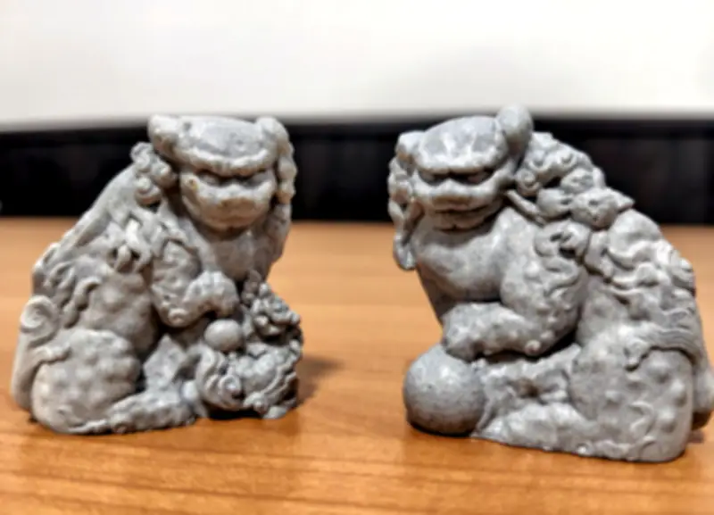 石川町の名工こま犬がカプセルトイに！寅吉と和平の芸術を精巧に再現