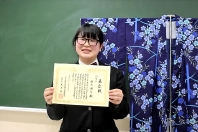 福島の高校生が全国家庭科技術検定で「四冠王」達成 二本松実高の鈴木さん