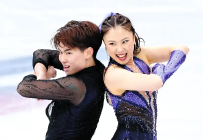 吉田・森田組、初舞台で堂々健闘 団体アイスダンスRDで「心から楽しかった」