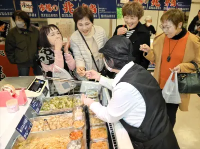 春の北海道展が郡山市で開催 海の幸やスイーツなど66店舗が集結