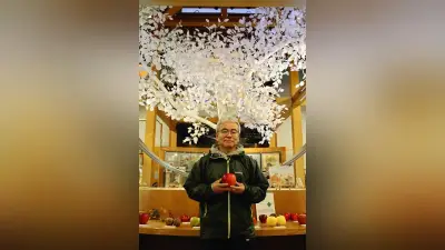 飯綱町のアップルミュージアム館長・小林浩道さん、リンゴの魅力を芸術で発信し来館者倍増