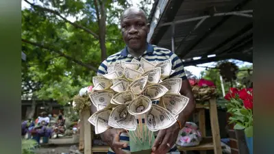 アフリカで「札束ブーケ」流行、中央銀行が警告…接着剤でATM不具合