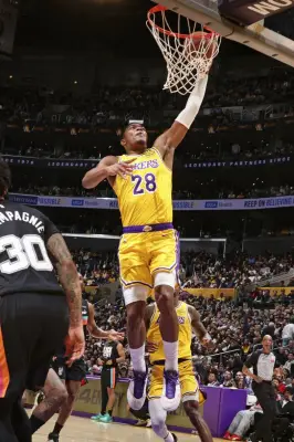 NBAレーカーズ八村塁、スパーズ戦で6得点もチームは大敗で連敗