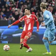 伊藤洋輝が後半途中出場、バイエルン・ミュンヘンがホッフェンハイムに5-1で快勝