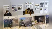 能登半島地震の復興の歩みを報道写真で振り返る、県立図書館で展示会開催