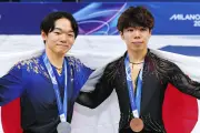 フィギュア男子フリーで日本勢が銀銅獲得、大逆転の金と王者失速で劇的な展開