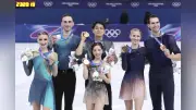 ミラノ・コルティナ五輪で三浦璃来・木原龍一組が金、ジョージアペアも銀で祝福