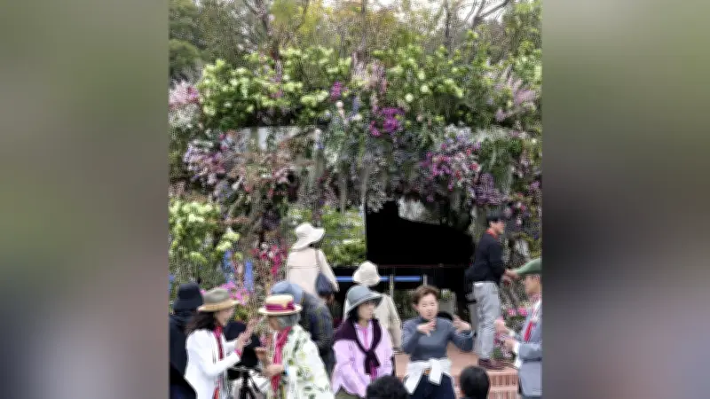 福岡フラワーショー開幕、1800種4万3000株の花が咲き乱れる春の祭典