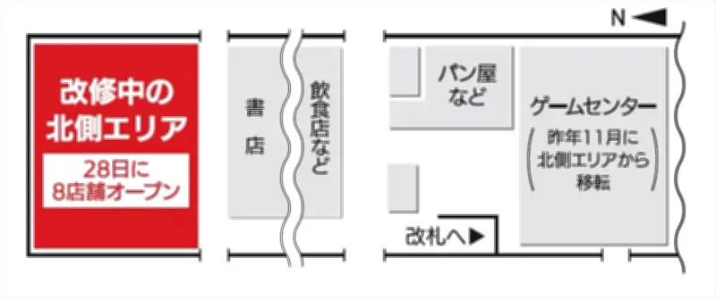 福島駅西口の商業施設「パワーシティピボット」、28日に8店舗が新装オープン