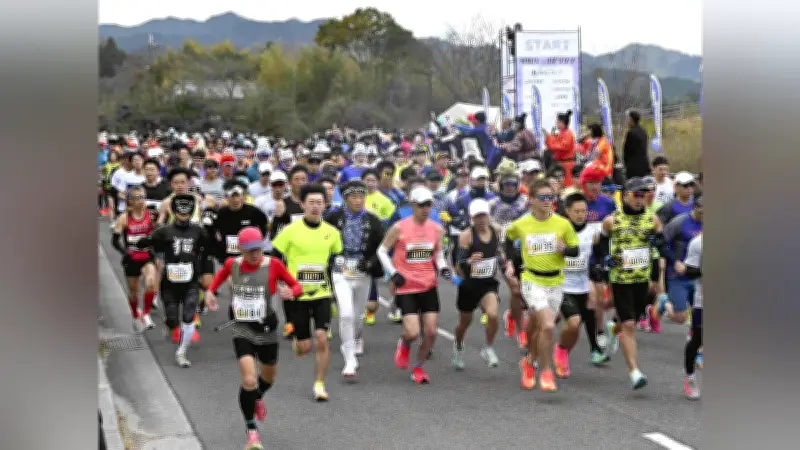 飛鳥ハーフマラソンに2998人挑戦 激坂コースで世界遺産候補地を疾走