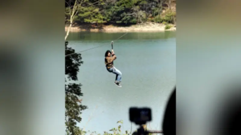 長崎県大村市のアウトドア施設に県内最長ジップトリップコース誕生、湖越え往復600m