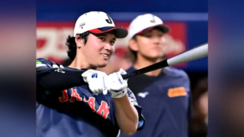 侍ジャパン、バンテリンドームで壮行試合 大谷翔平選手が打撃練習で快音連発
