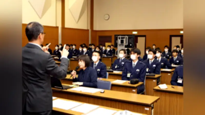 岐阜県警の新人警官が聴覚障害者対応を学ぶ　手話や筆談のコツを習得