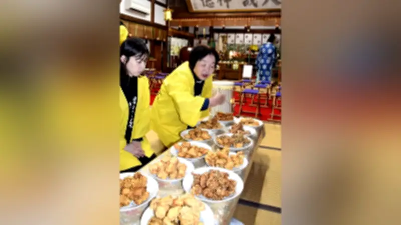 大分県中津市で「鶏供養」実施 唐揚げ店がコンビニより多い街で円高祈願