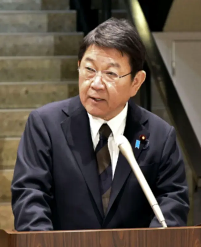 茂木外相、イラン外相と電話会談 地域情勢沈静化と邦人解放を要請