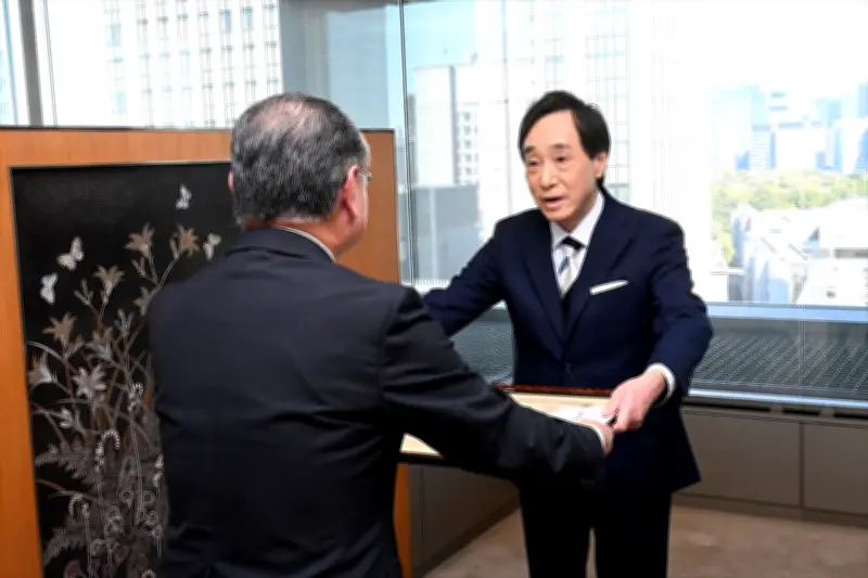 福島県外在住功労者知事表彰　ジャーナリスト柳沢秀夫氏の功績を称える