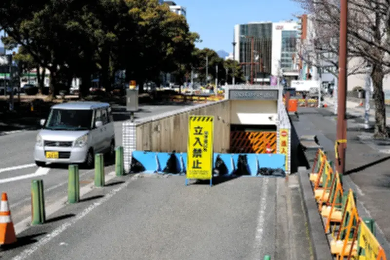 四日市市の地下駐車場水没から半年、複雑な所有構造で復旧見通し立たず