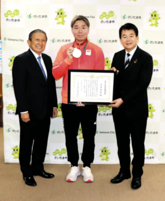 元さいたま市職員・沼倉選手に市長特別賞 デフリンピックで悲願の金メダル獲得