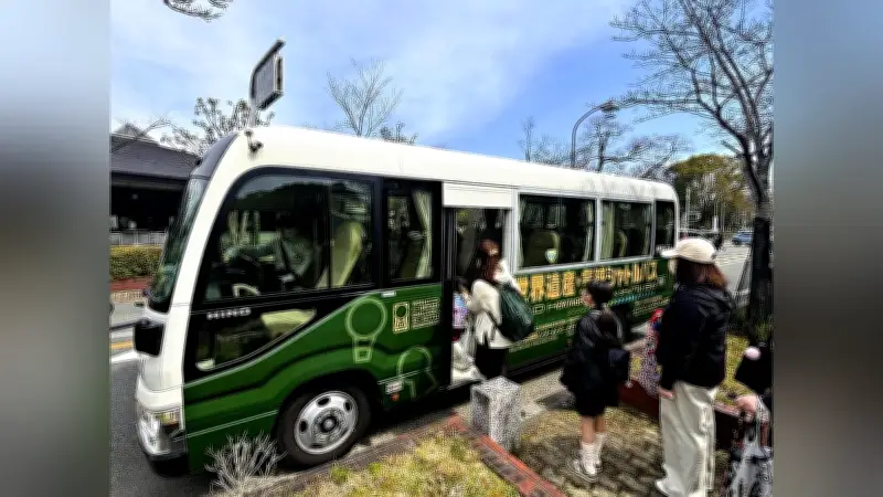 堺市で世界遺産周遊の無料シャトルバス運行開始 気球と連携し観光振興