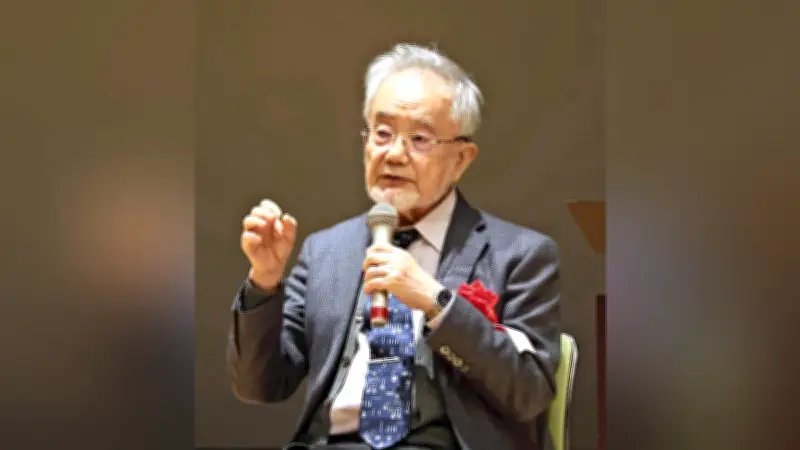 大隅良典氏が岡崎市で講演、小中高生に研究の魅力と知的好奇心の大切さを伝える