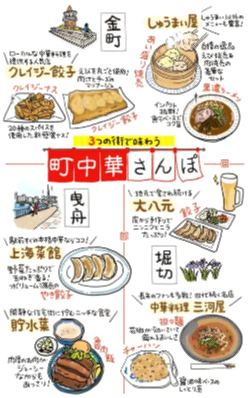 葛飾区・墨田区の町中華巡り：堀切・金町・曳舟で地元愛される飾らない味を求めて