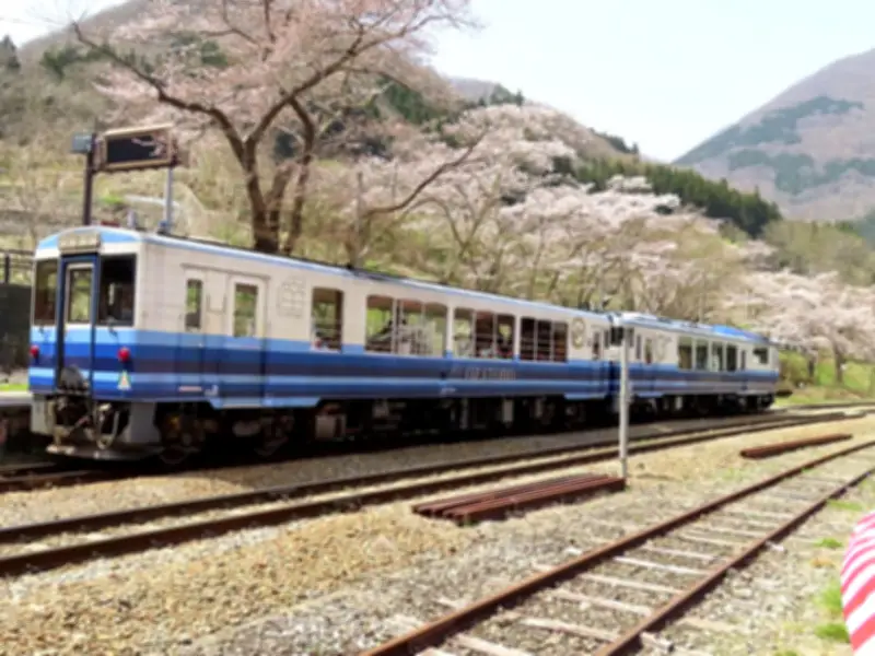会津鉄道が特別ツアー お座トロ展望列車で大川ダム内部見学と桜マルシェ散策を提供