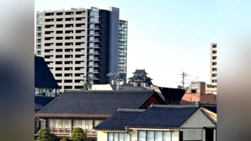 松江城近くの高層マンション建設で住民が提訴 景観破壊と条例違反を主張