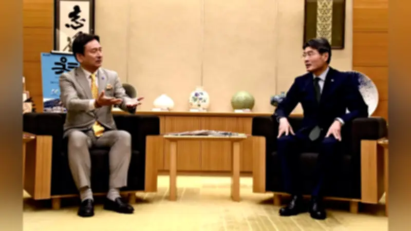 西九州新幹線未整備区間の財政負担問題、佐賀・長崎両知事が意見交換