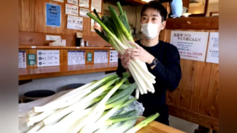 雪害ネギ「弓ヶ浜産」をラーメン店が救済！家系ラーメン店の呼びかけで完売、農家も励まされる
