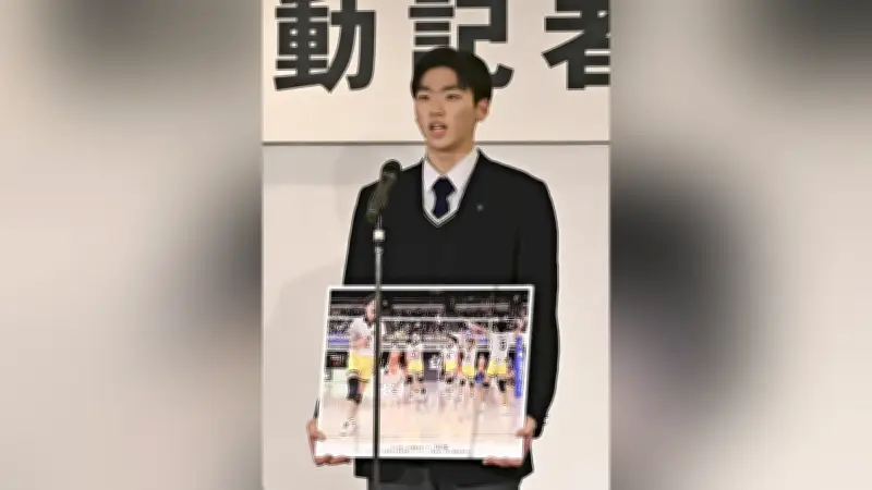 鎮西高校男子バレーボール部が九州運動記者クラブ特別賞受賞、２冠達成で日本一へ決意新た