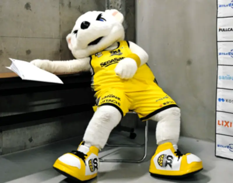 サンロッカーズ渋谷のマスコット・サンディー、マスコット総選挙で「参加辞退」から主将の励ましで復活