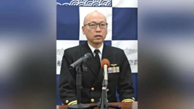 赤岩英明・海将補が第１航空群司令に着任　鹿屋航空基地で決意表明