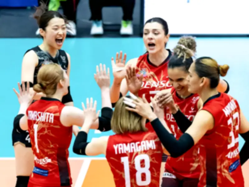 デンソーエアリービーズが埼玉上尾にストレート勝ち、バレーボールＳＶリーグ女子でＣＳ進出へ望みつなぐ